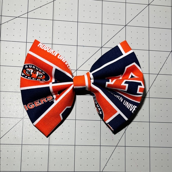 Handmade Other - Auburn Tigers Kids Hair Bow - Navy and Orange